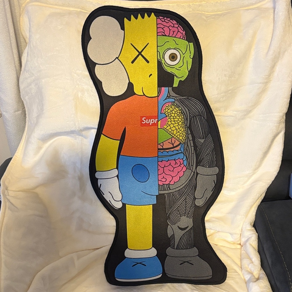 Colorful Character Throw Pillow